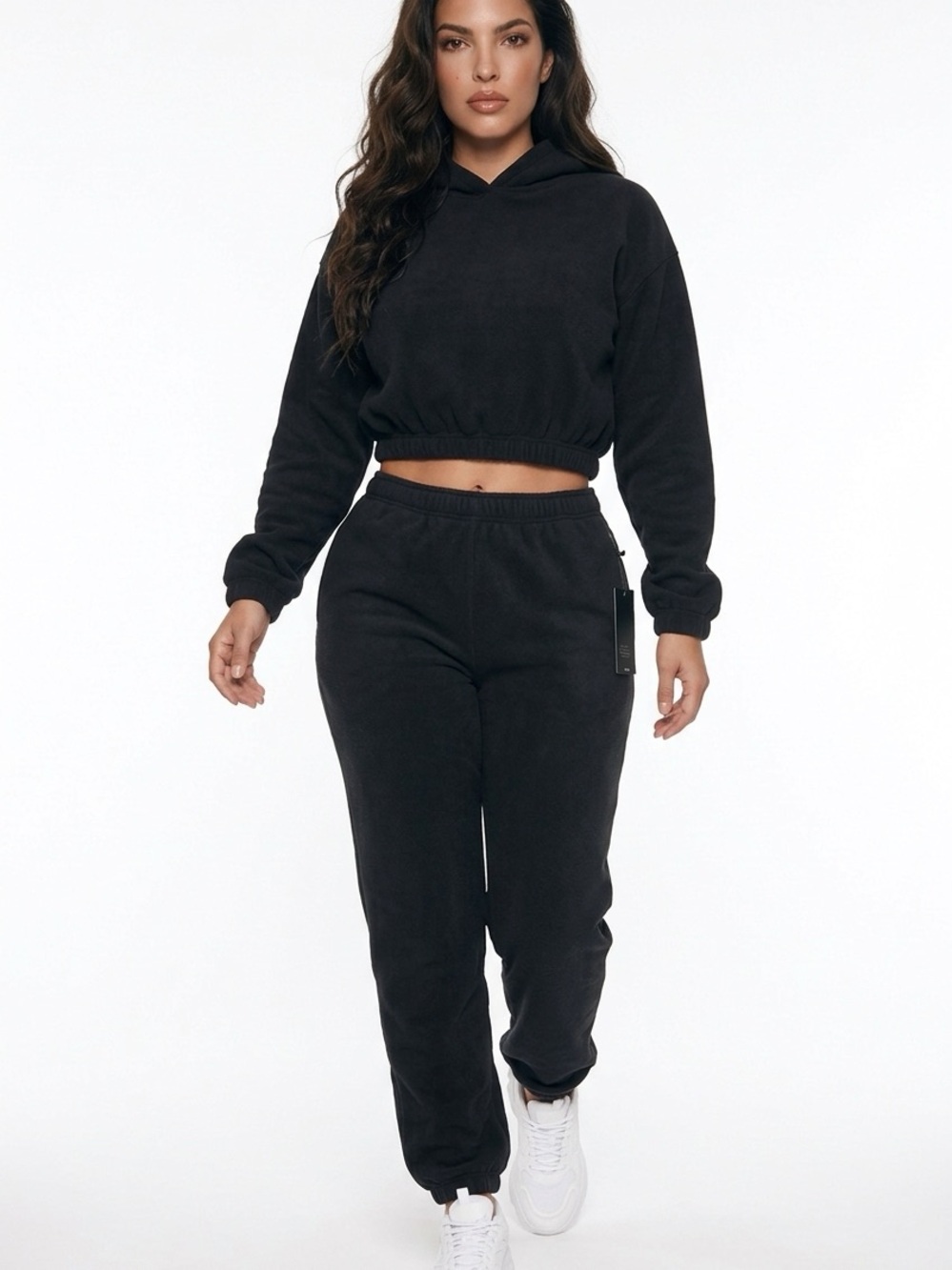GOLDEN | ARITZIA Polartec 200 Basecamp Black Fleece Joggers NEW Women’s Size L